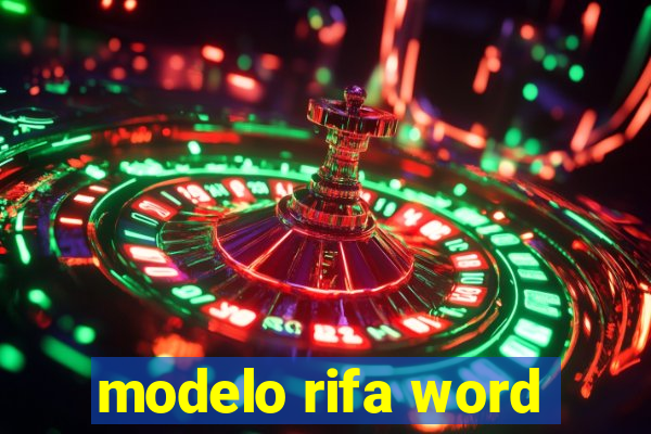 modelo rifa word